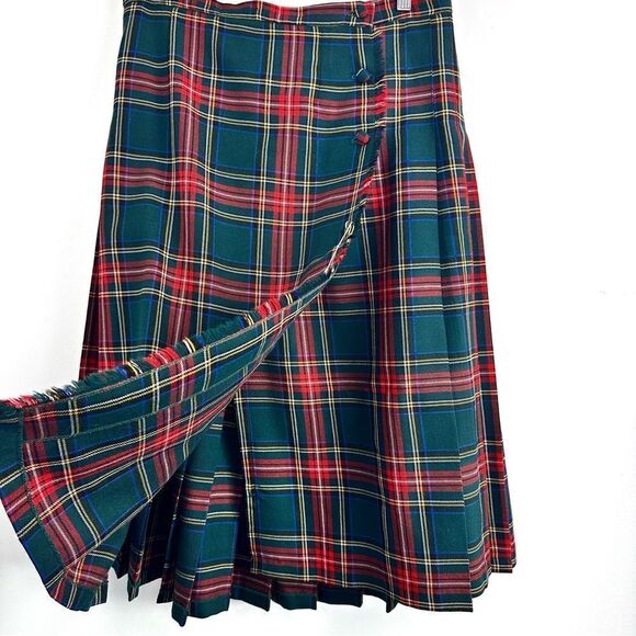 Vintage Bonda Nova Scotia Tartan Wool Pleated Kilt - Picture 8 of 13